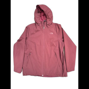 Women's the North Face Antora Rain Jacket Shell Size XL Cyber Berry EUC